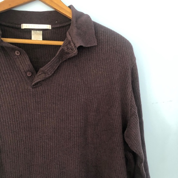 Perry Ellis | Quarter Button Down Sweater - Picture 5 of 6